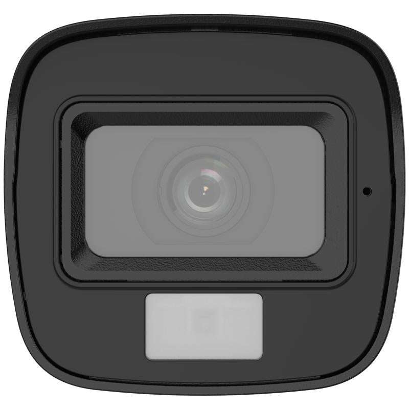 Hikvision 2MP audio bullet, 2.8mm (CC376-13) — Front lens view