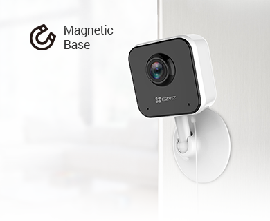 EZVIZ H1C indoor 1080p Wi-Fi camera (CC599-14) — Magnetic base wall mounting