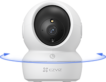 EZVIZ H6c Pro 2MP indoor pan-and-tilt Wi-Fi camera (CC599-17) — Pan movement illustration