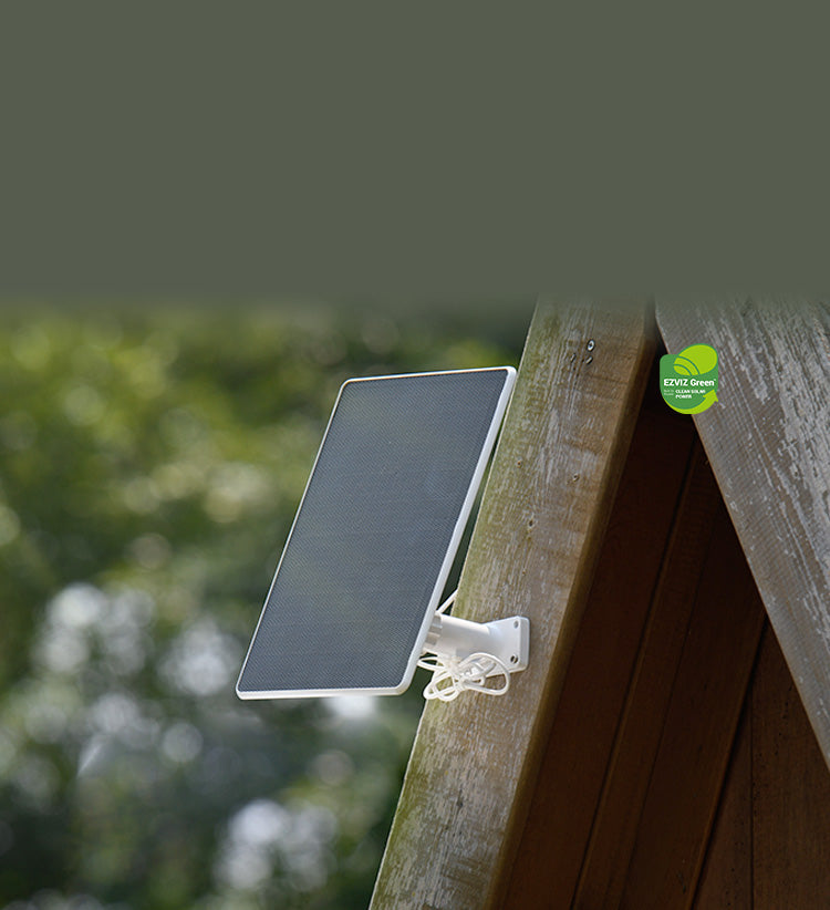 EZVIZ 8W USB-C solar panel (CC599-7-1) — Solar panel outdoor mounting