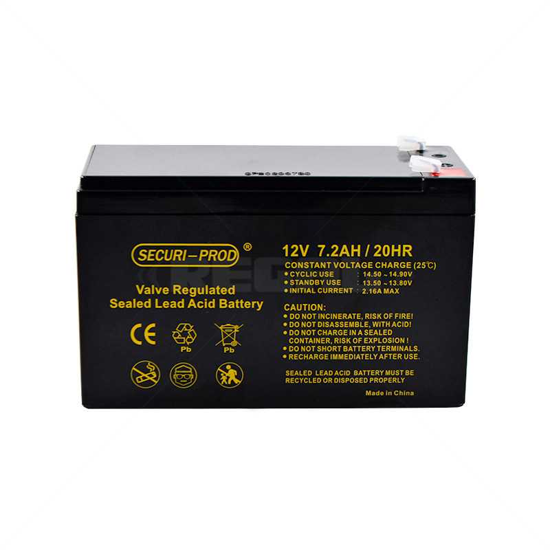 Securi-Prod 12V 7.2Ah SLA battery (BA13-2)