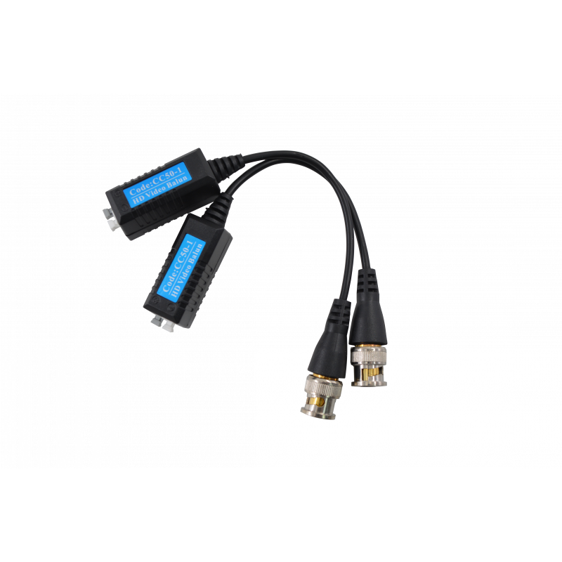 1-channel passive video balun pair (CC50-1)