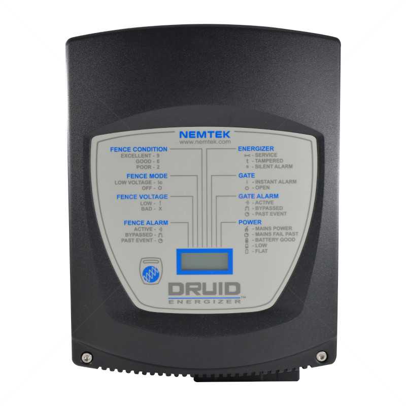 Nemtek Druid 15 LCD fence energiser (EF49-5)