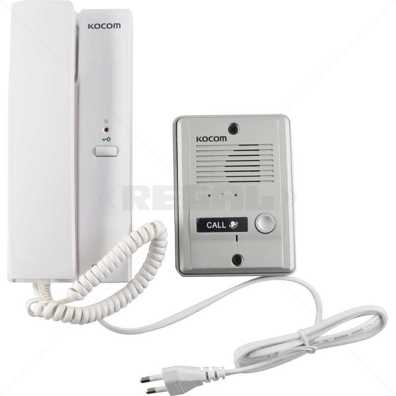 Kocom one-to-one 220V audio intercom kit (IC54-1)
