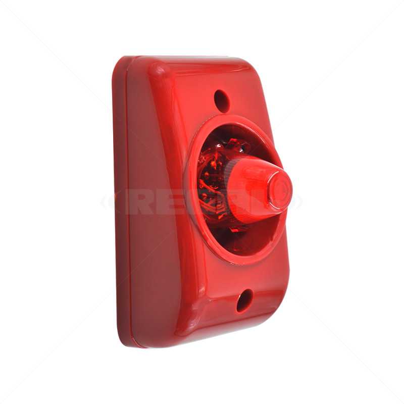 Securi-Prod Red siren and strobe combination (SD50)