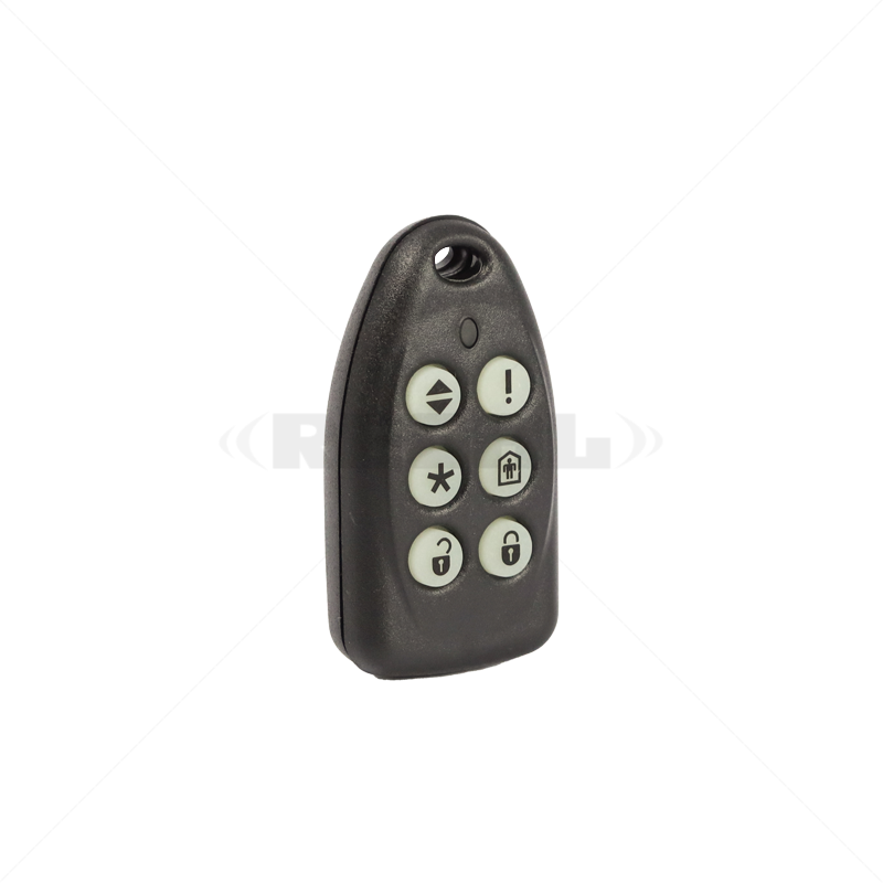 Sherlo six-button glow-in-the-dark 433MHz remote (SW84)