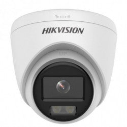 Hikvision HD-TVI Dome 2MP ColorVu Hybrid Light IR 20m Audio 2.8mm IP67 (CC386-15)