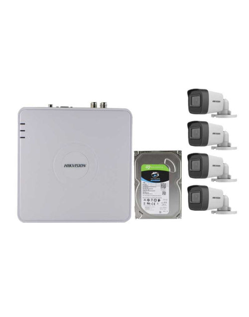 Hikvision 4-channel MAXI CCTV kit (SP150-3) — Kit overview
